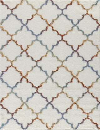 Loft Shag - 5' 3" X 7' Shaggy Area Rug Polypropylene - Ivory
