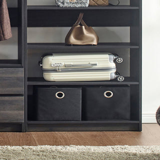 Monica - Walk-In Closet System With Spacious Drawer - Gray