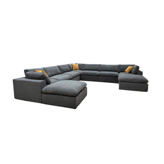 Custom Configuration Modular Sectional & Toss Pillows