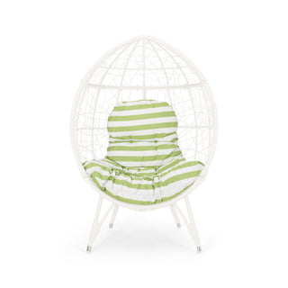 Cosmos - Round Hammered Iron Teardrop Chair