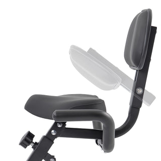 Exercise Bike Folding Stationary Bikes For Home With 16 Level Magnetic Resistance