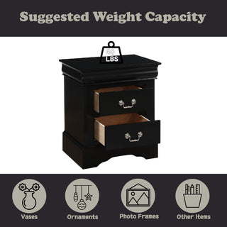 Louis Philippe III - Sleek Design Nightstand
