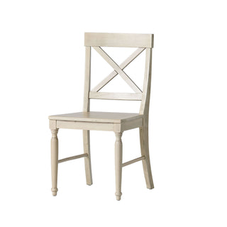 Dining Chair With X Shaped Back (Set of 2)