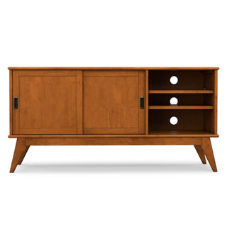 Draper - Handcrafted Mid Century Low TV Media Stand