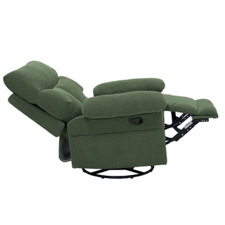 Swivel Rocker Recliner Chair With Manual Recline For Living Room