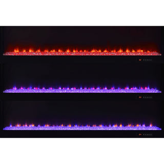 TV Stand Fireplace Console With Bluetooth Speaker