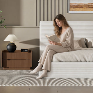 Airframe - Upholstered Bed Frame, Cloud Soft Headboard