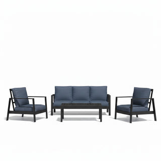 Modern 5 Seat Outdoor Patio Furniture Set With Coffee Table