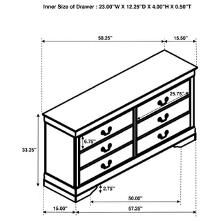 Bedroom Set With Curved Details