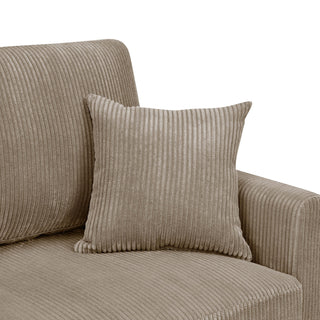 Upholstered Loveseat With Arms And Pillows