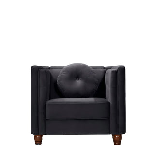 Chesterfield Accent Tufted Square Arm Side Chair