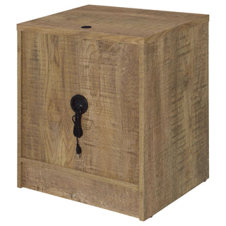 Geary - 2 Drawer Nightstand With LED Lights And USB Charging Ports
