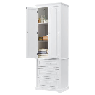 Storage Cabinet With 3 Drawers For Bathroom