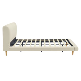 Chunky - California King Bed Frame - Beige
