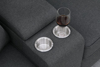 Eric - 9 Piece Upholstered Sectional With Ottoman