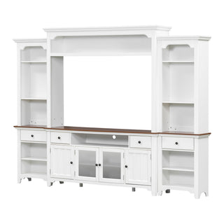 Extra Large TV Stand, Entertainment Center With Storage Cabinets
