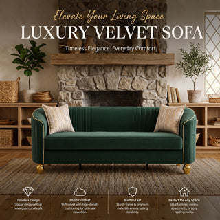 3 Seater Classic Sofa, Living Room Furniture