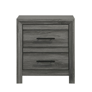 Denver - 2 Drawer Nightstand - Gray