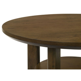 Crispin - Round Table With Lower Shelf