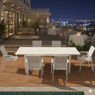 Patio Stackable Dining Chairs (Set of 4)