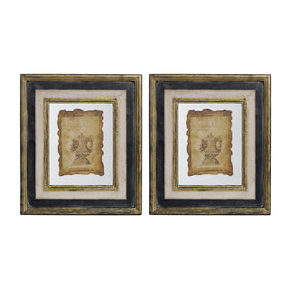 Lucian - Stylish Framed Antiqued Sculpture Print