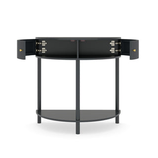 Demi Lune - Console Table With 2 Storage Drawers
