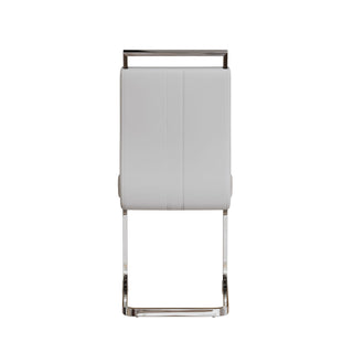 Modern Dining Chairs With Padded Seat, High Back