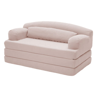 2 Seater Sofa Bed, Compact Foldable Floor Couch