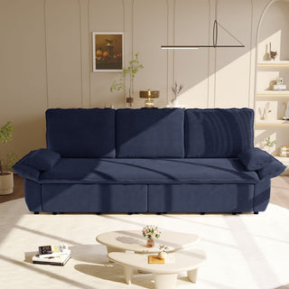 King Size Pull Out Sofa Bed, 3 In 1 Convertible Multifunctional