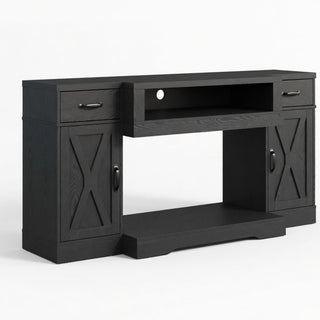 TV Stand With Adjustable Shelves & Double Doors