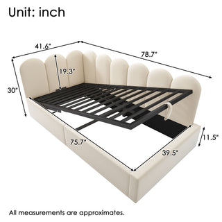 Upholstered Daybed With Hydraulic Storage