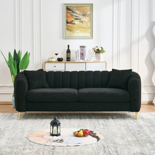 Oversized Sofa, Deep Tufted Couch