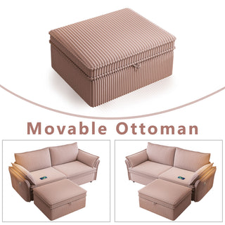 2 In 1 Convertible Sofa Bed, Multi Functional Living Room Furniture
