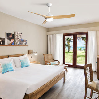 52" Ceiling Fan With 18W LED Light And Remote Control