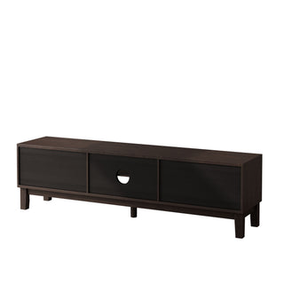 Media Console With 4 Drawers And Cable Management