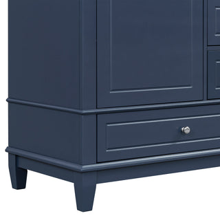 Freestanding Bathroom Vanity With Sink, Soft Close Door, 3 Drawers