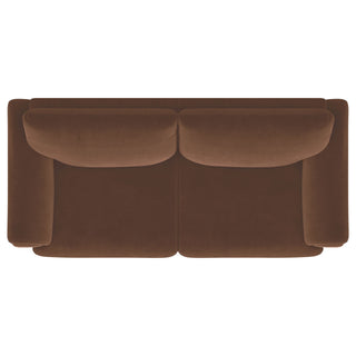 Dania - Sofa With Tufted Arms - Rust