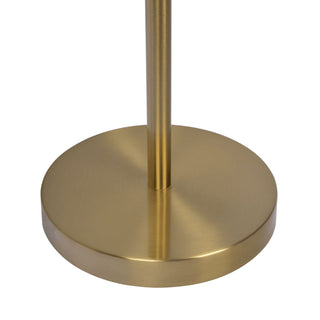 Verve - Floor Lamp With On / Off Switch Adjustable LED Round Base - Gold