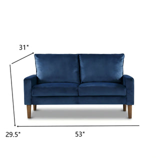 Upholstered Loveseat Sofa, 2 Seater Couch For Living Room Apartment