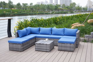 Patio Sofa With Cushions
