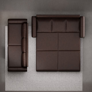 3 In 1 Convertible Sleeper Sofa With Nailhead Trim & Rolled Arm