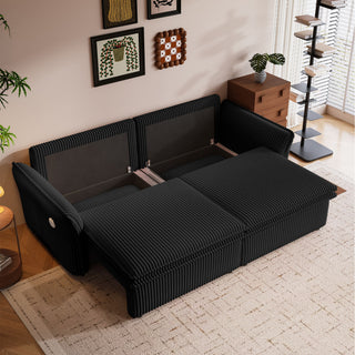 2 In 1 Convertible Sofa Bed, Multi Functional Living Room Furniture