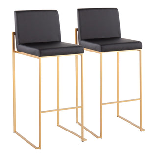 Fuji - Contemporary Design High Back Barstool