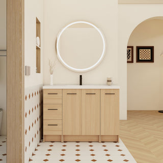 Floating Bathroom Vanity With Sink, Modular Cabinet