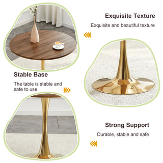 Round Dining Table With Thickened Top For Kitchen