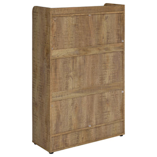 Claire - 3 Tier Shoe Cabinet - Brown