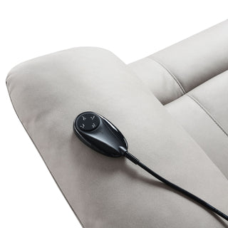 Chriki - Polished Power Motion Recliner With Lift Heating Massage Chair