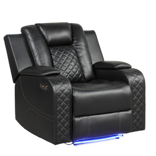 Benz - Power Recliner Set With LED Lighting And USB Charging