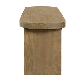 Indoor Dining Bench, 350 Lbs Weight Capacity, Fits 3 People - Pine