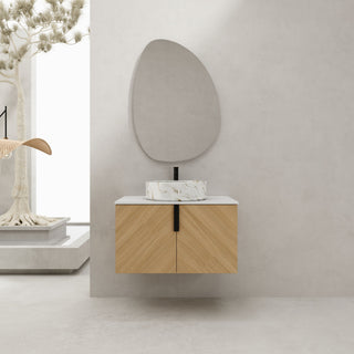 Wall Mounted Bathroom Vanity & Art Sink